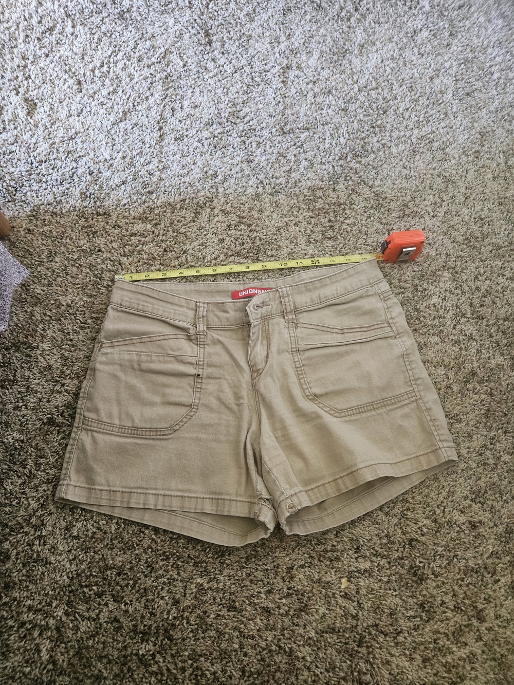 UNIONBAY Women's Khaki Utility Jean Shorts